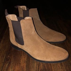 ASOS Brown Suede Chelsea Boots sz. 9.5 Excellent Condition!